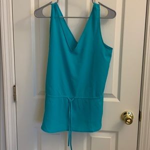 Banana Republic sleeveless tie waist tank
